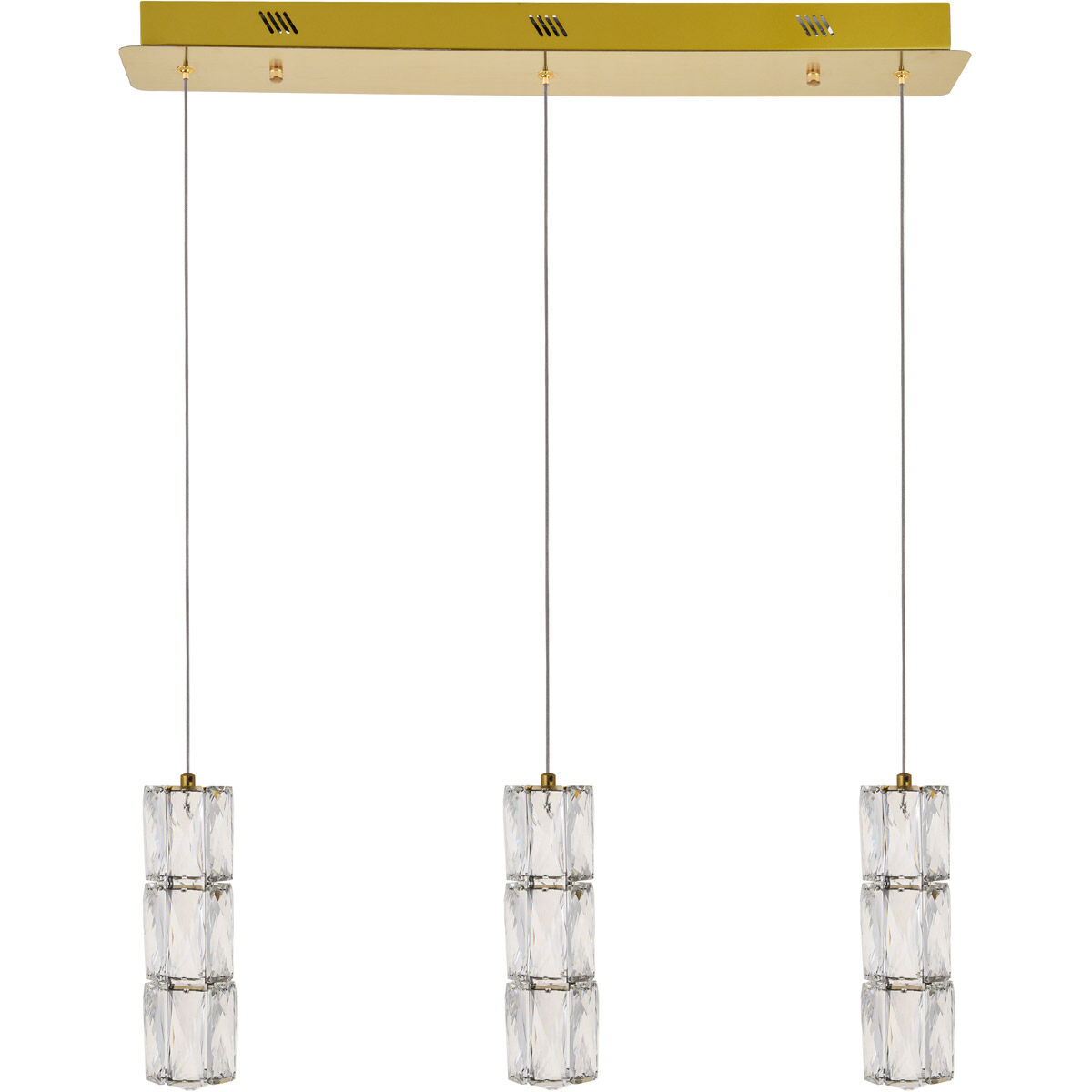 Polaris LED 28 inch Gold Pendant Ceiling Light