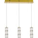 Polaris LED 28 inch Gold Pendant Ceiling Light