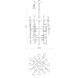 Yukari 16 Light 30.38 inch Matte White Chandelier Ceiling Light