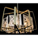 Arc 8 Light 34.4 inch Modern Brass Dining Pendant Ceiling Light