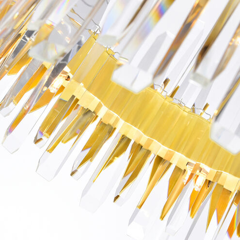 Cityscape 12 Light 20 inch Satin Gold Chandelier Ceiling Light