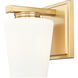 Nextra 1 Light 5 inch Modern Gold Wall Sconce Wall Light