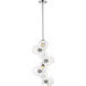 Marquee 8 Light 14 inch Chrome Chandelier Ceiling Light