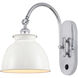 Ballston Adirondack 1 Light 8 inch Polished Chrome Sconce Wall Light