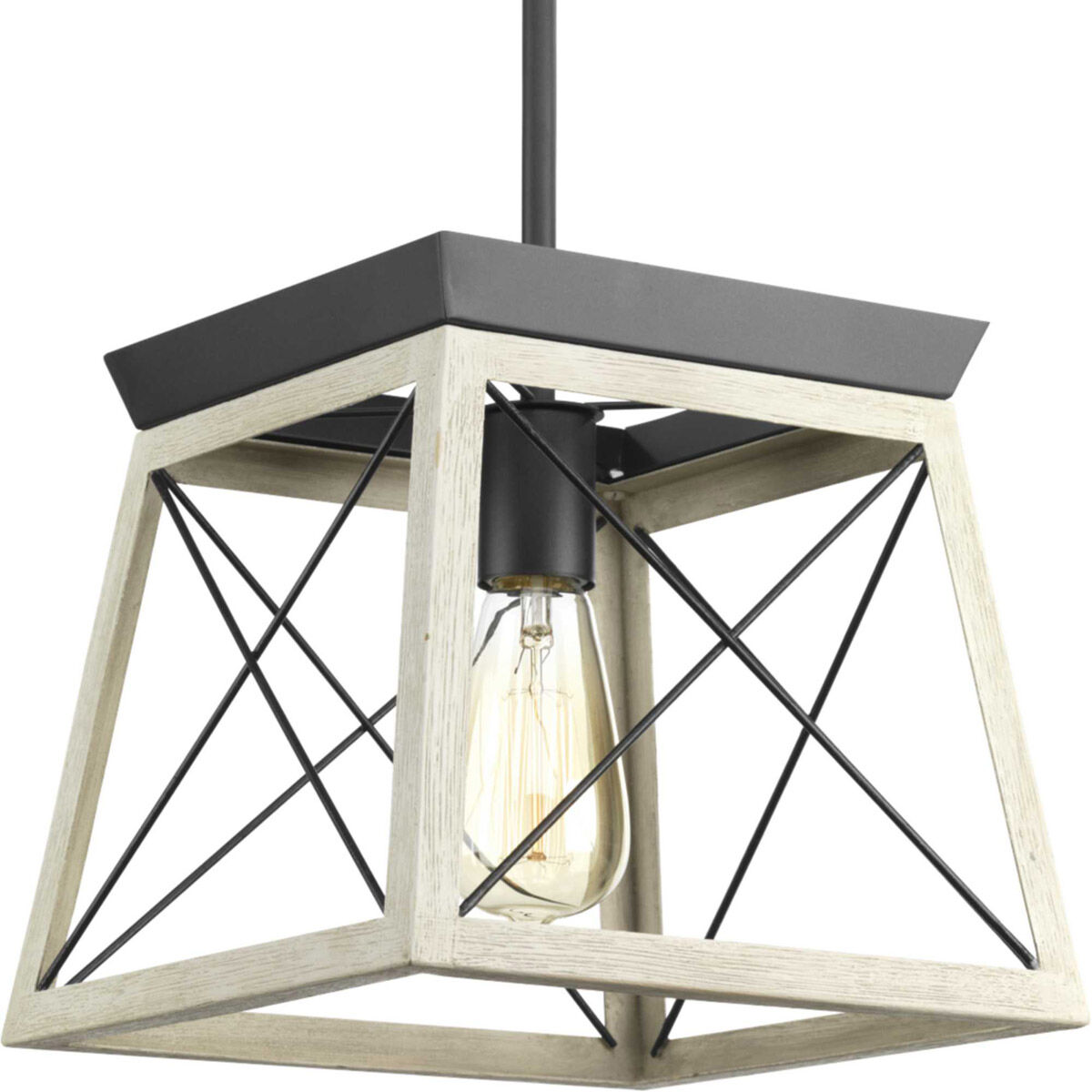Briarwood 1 Light 10 inch Graphite Mini-Pendant Ceiling Light