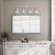 Ashridge 4 Light 35.75 inch Polished Chrome Vanity Wall Sconce Wall Light