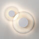 Halftone LED Matte White ADA Interior Wall Light