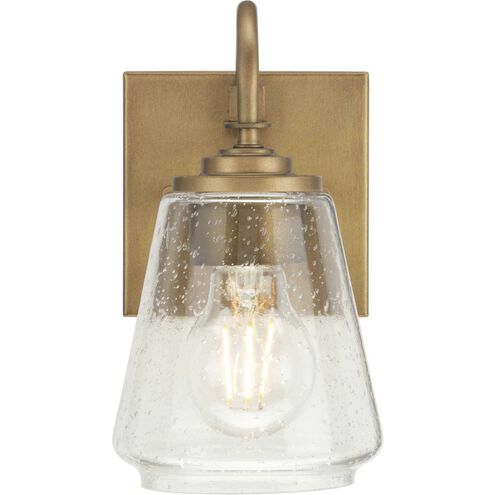 Martenne 1 Light 4.62 inch Aged Bronze Bathroom Vanity Light Wall Light