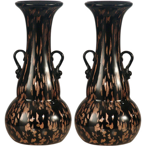 Springdale 10 X 5 inch Hand Blown Art Glass Vase