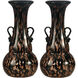 Springdale 10 X 5 inch Hand Blown Art Glass Vase