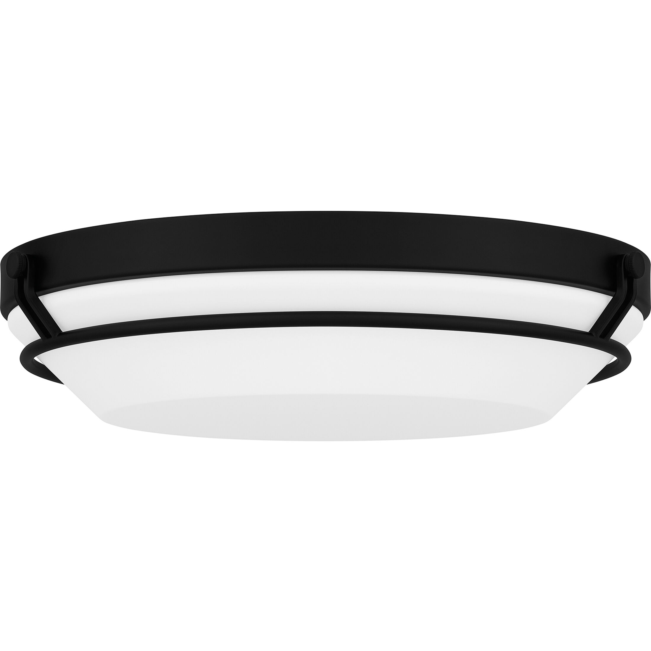 Dunbar 16 inch Matte Black Flush Mount Ceiling Light