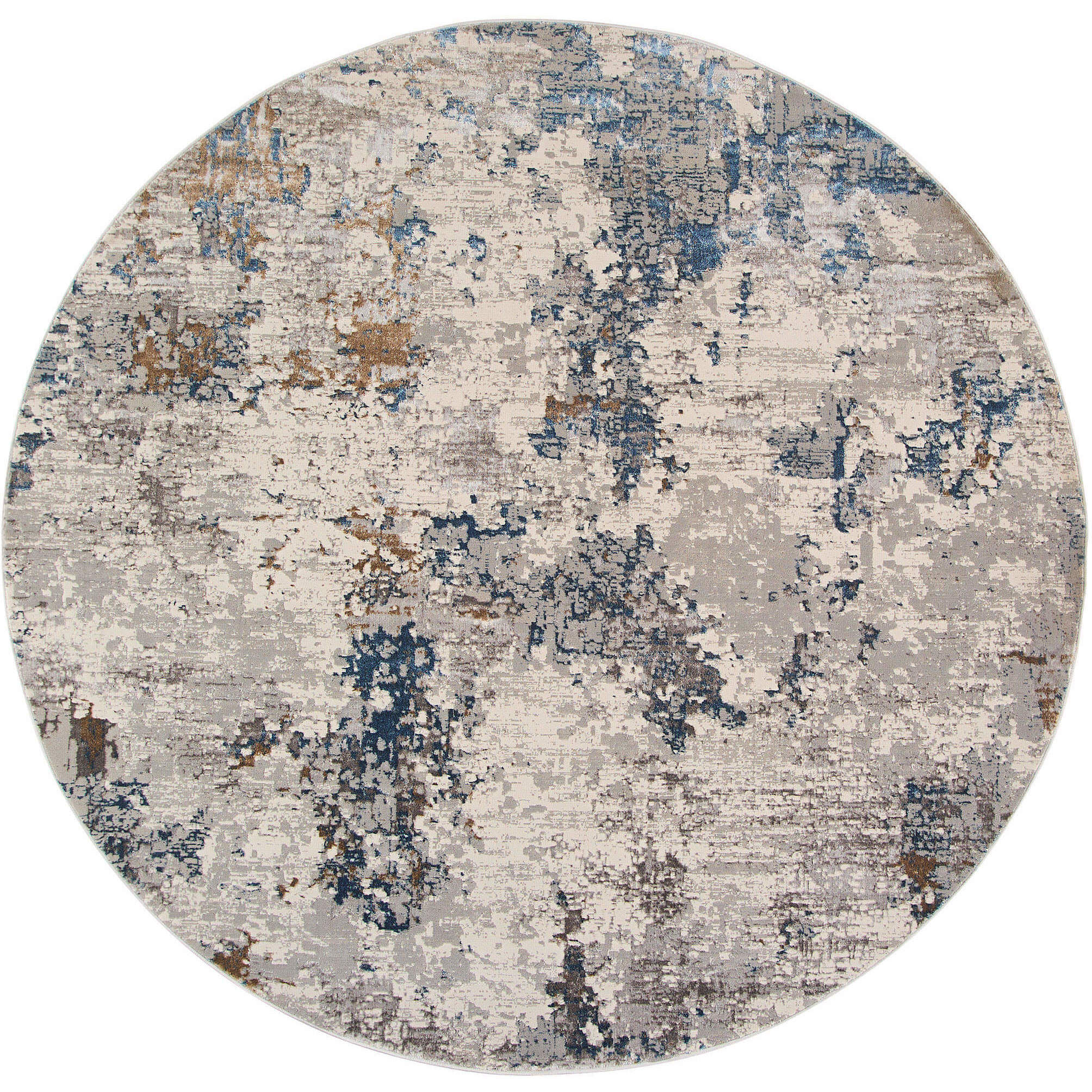 Darica Blue Rug in 8 Round