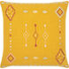 Zina 18 inch Mustard Pillow Kit in 18 x 18, Square