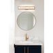 Courtney LED 24 inch Champagne Gold Vanity Light Wall Light