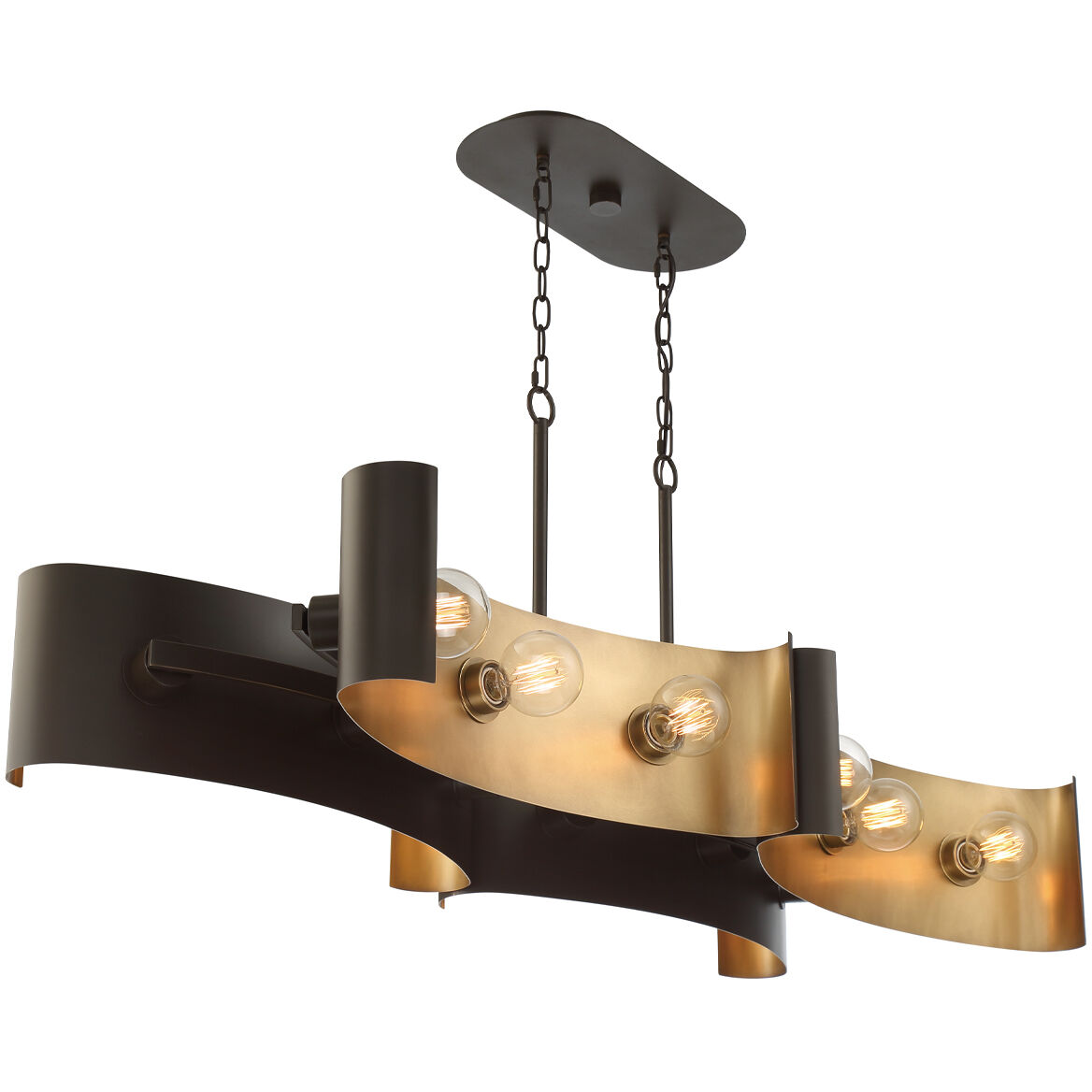 Metallo 12 Light 20 inch Bronze Chandelier Ceiling Light