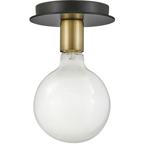 Bobbie LED 5.5 inch Lacquered Brass Foyer Light Ceiling Light, Flush Mount