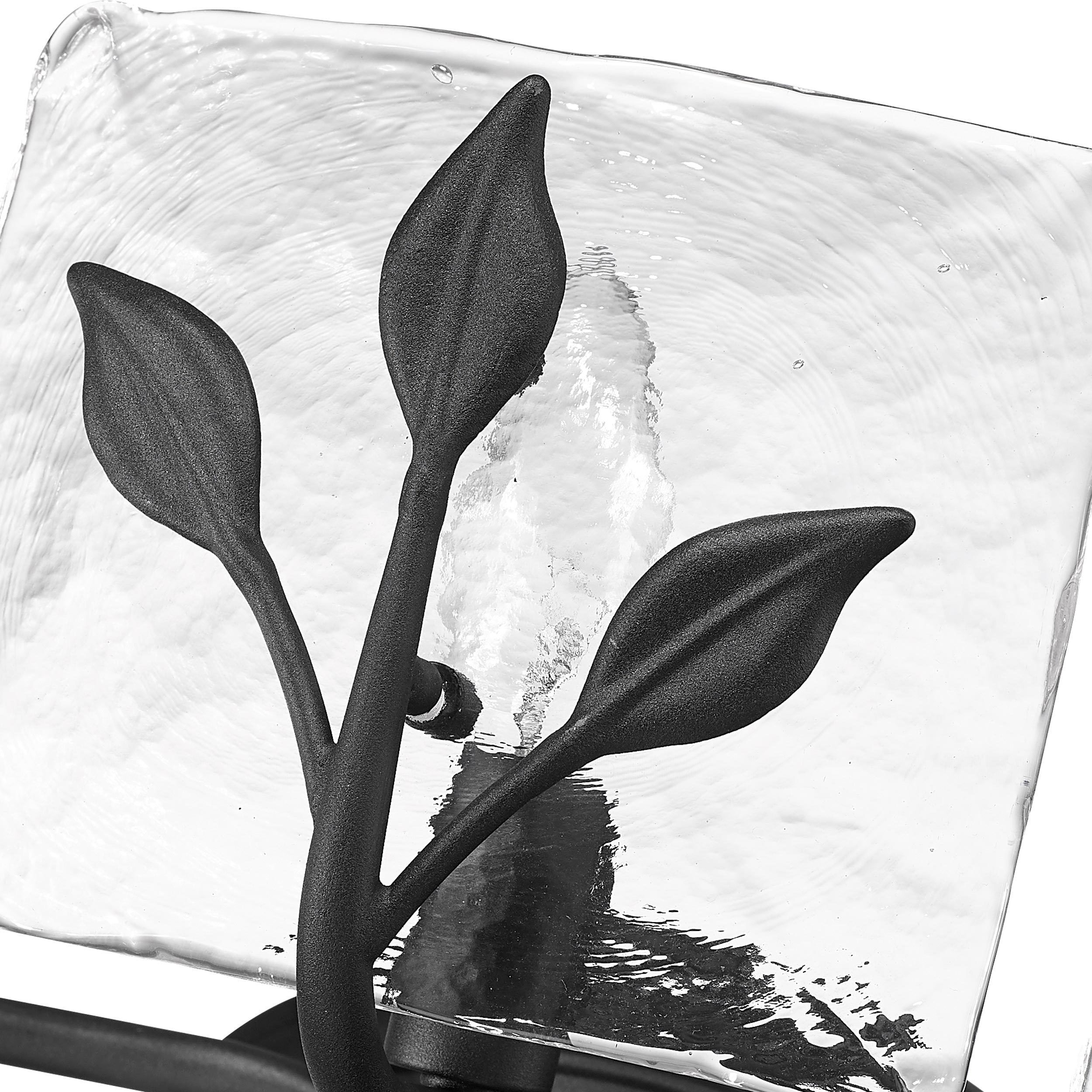 Calla Vanity Wall Light in Natural Black