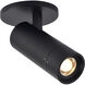 Brentwood LED 4.6 inch Matte Black Flush Mount Ceiling Light