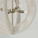 Delaney 4 Light 18 inch Matte Brass Pendant Ceiling Light