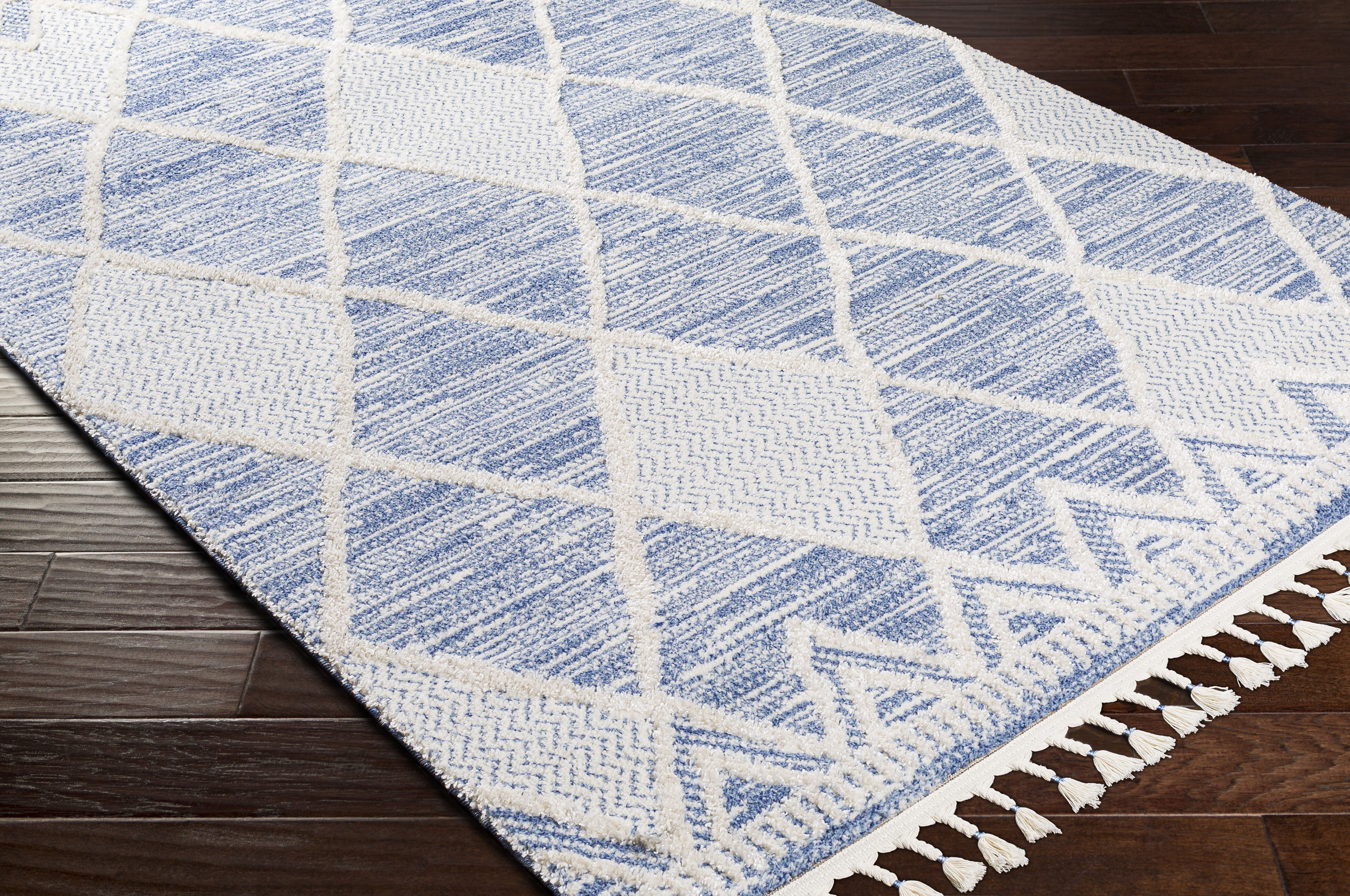 Valencia 36 X 24 inch Dark Blue Rug in 2 x 3, Rectangle