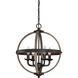 Fusion 4 Light 16.75 inch Foyer Pendant