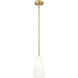 Farrell 1 Light 6 inch Modern Gold Pendant Ceiling Light