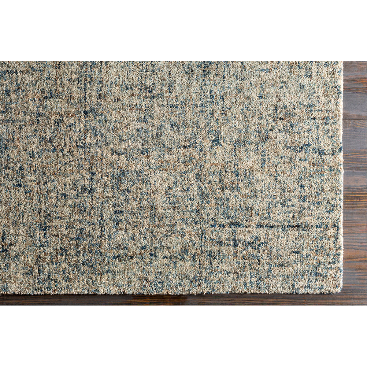 Emily 108 X 72 inch Navy Rug in 6 X 9, Rectangle