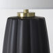 Crocus 27.75 inch 150 watt Black Table Lamp Portable Light