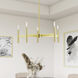 Copenhagen 5 Light 25 inch Satin Brass Chandelier Ceiling Light