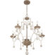 Colonial Charm 9 Light 33.13 inch White Wash and Sun Dried Clay Chandelier Ceiling Light