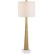 Midas 35.25 inch 100 watt Antique Brass Buffet Lamp Portable Light