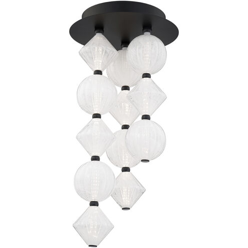 Pearla LED 11 inch Black Indoor Ceiling Lighting
