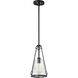 Valentine 8 inch Black Pendant Ceiling Light