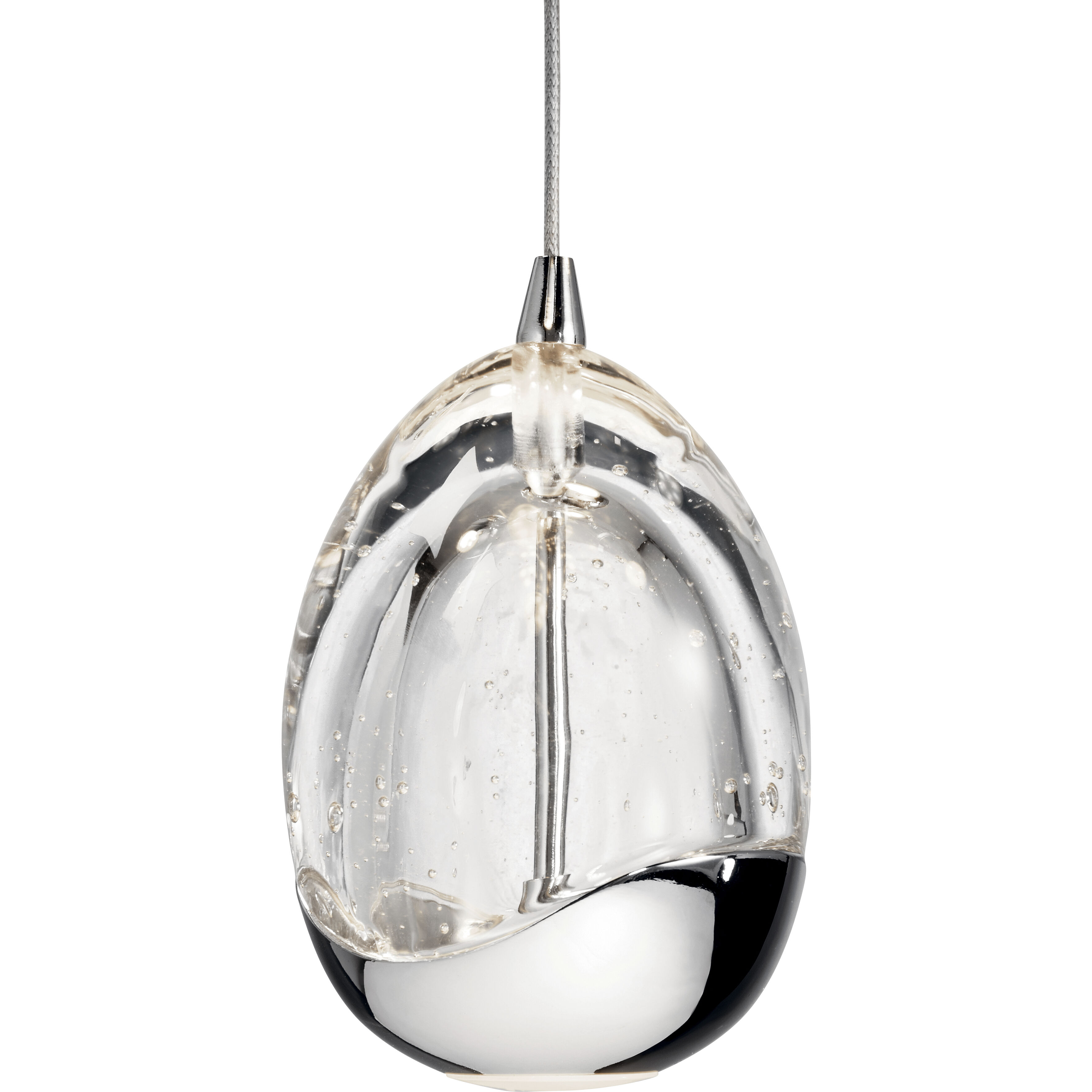 Lavinia LED 3.5 inch Chrome Mini Pendant Ceiling Light
