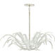Kagra 12 Light 42 inch White Chandelier Ceiling Light
