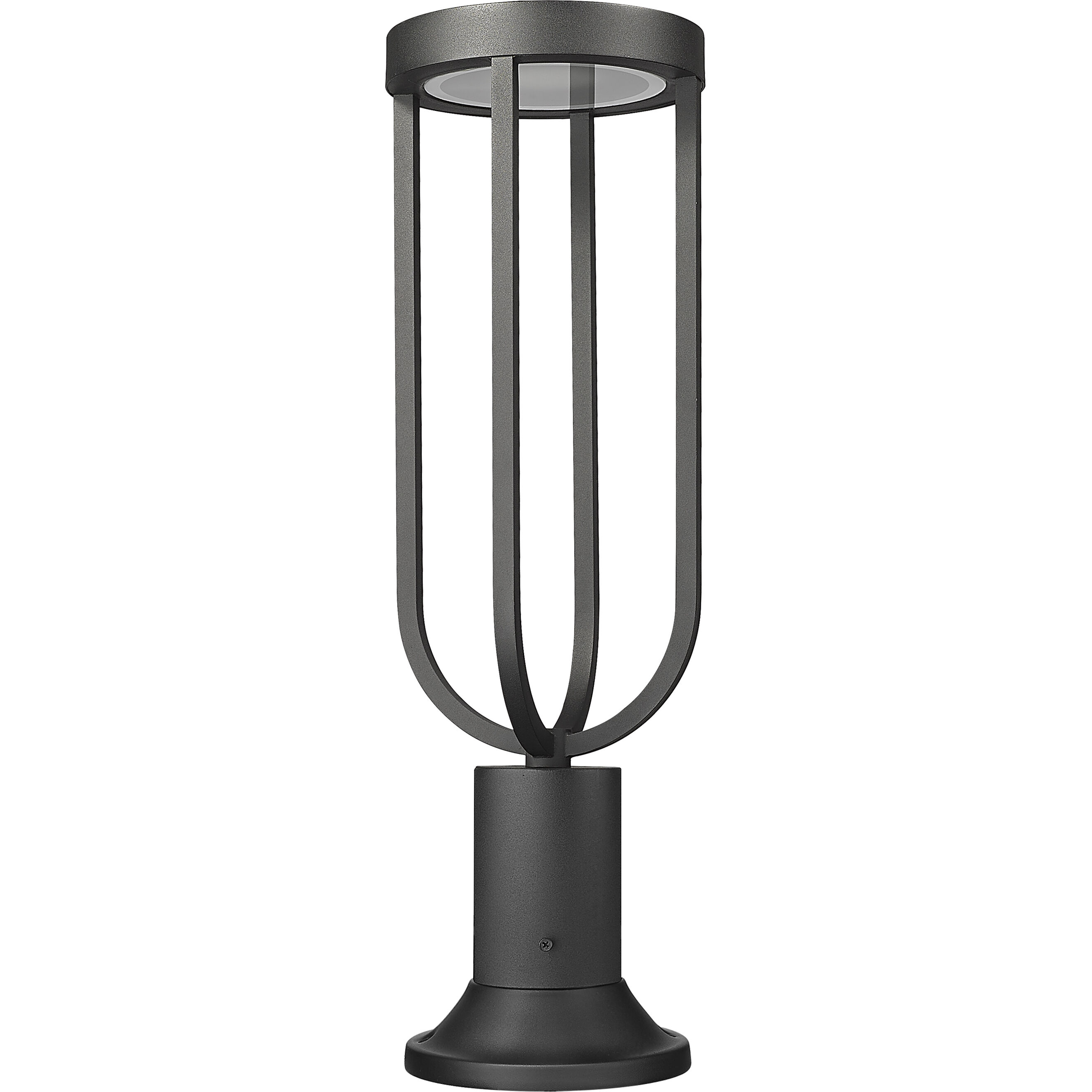 Leland LED 23 inch Sand Black Outdoor Pier Mounted Fixture
