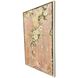 Love Birds Pink and Green and Brown and Metallic Canvas, The Studio