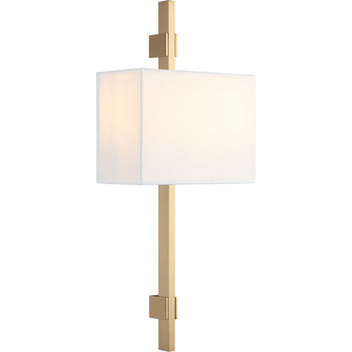 Matteo Lighting Badgley Wall Sconce Wall Light in Aged Gold Brass S13702AG - Open Box