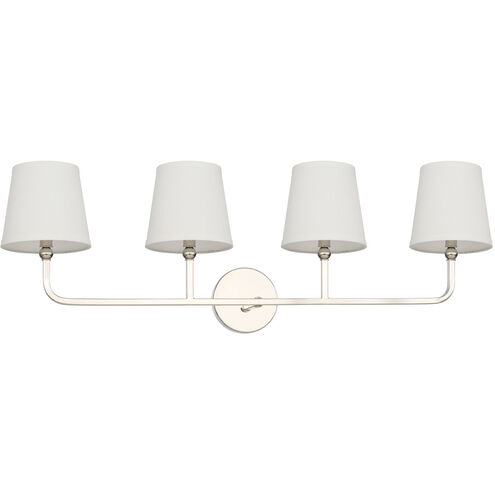 Dawson 4 Light 35.25 inch Bathroom Vanity Light