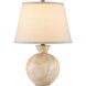 Brushmark 20.25 inch 100 watt Beige Table Lamp Portable Light