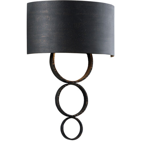 Rivington 2 Light 12 inch Charred Copper Wall Sconce Wall Light