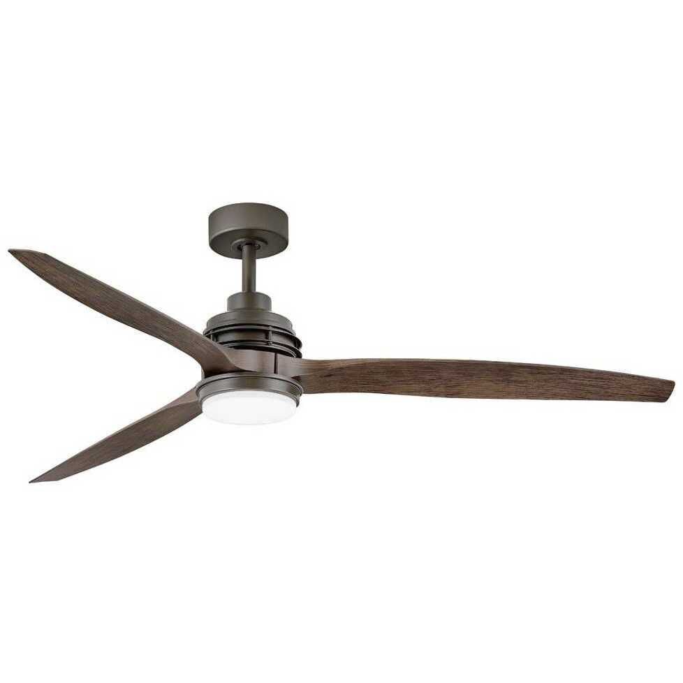 Artiste 60 inch Metallic Matte Bronze with Walnut Blades Fan