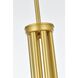 Layne 6 Light 42 inch Brass Chandelier Ceiling Light