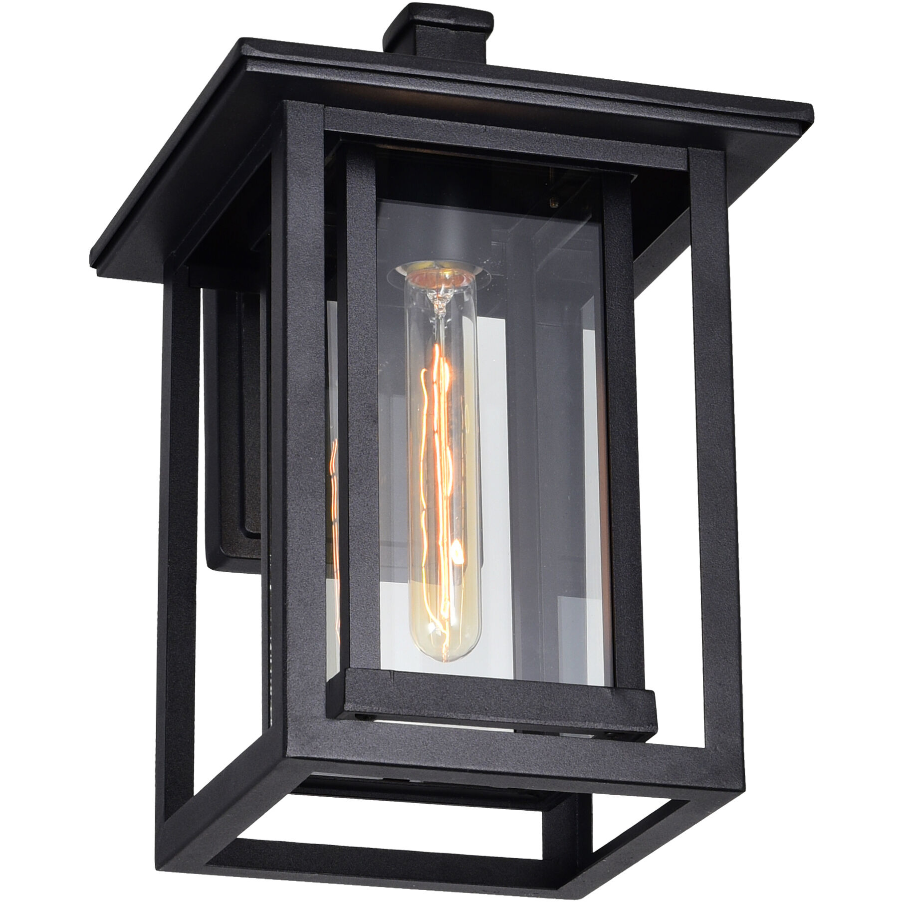 Winfield 1 Light 13.5 inch Black Outdoor Wall Light