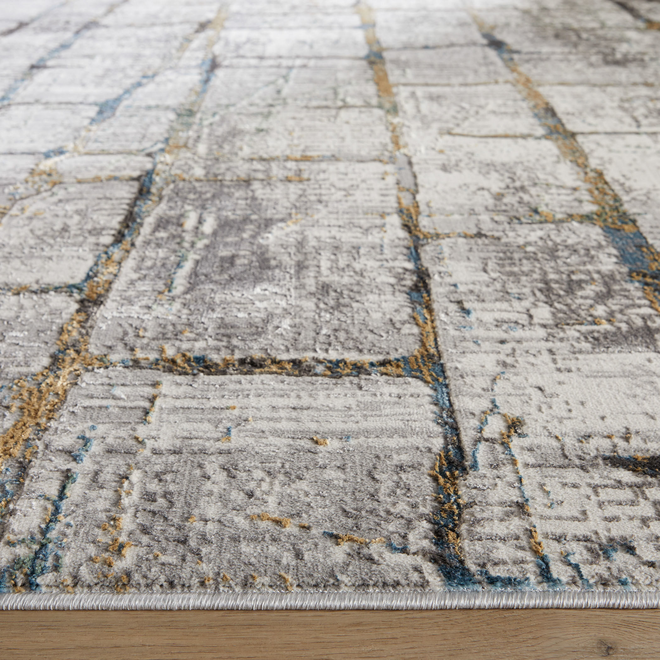 Adara 114 X 79 inch Mineral Tones Rug in 6 x 9