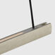 Mick De Giulio Lino LED 60 inch Honed Concrete Linear Chandelier Ceiling Light