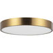 Alora Mood Adelaide LED 15 inch Aged Gold Flush Mount Ceiling Light