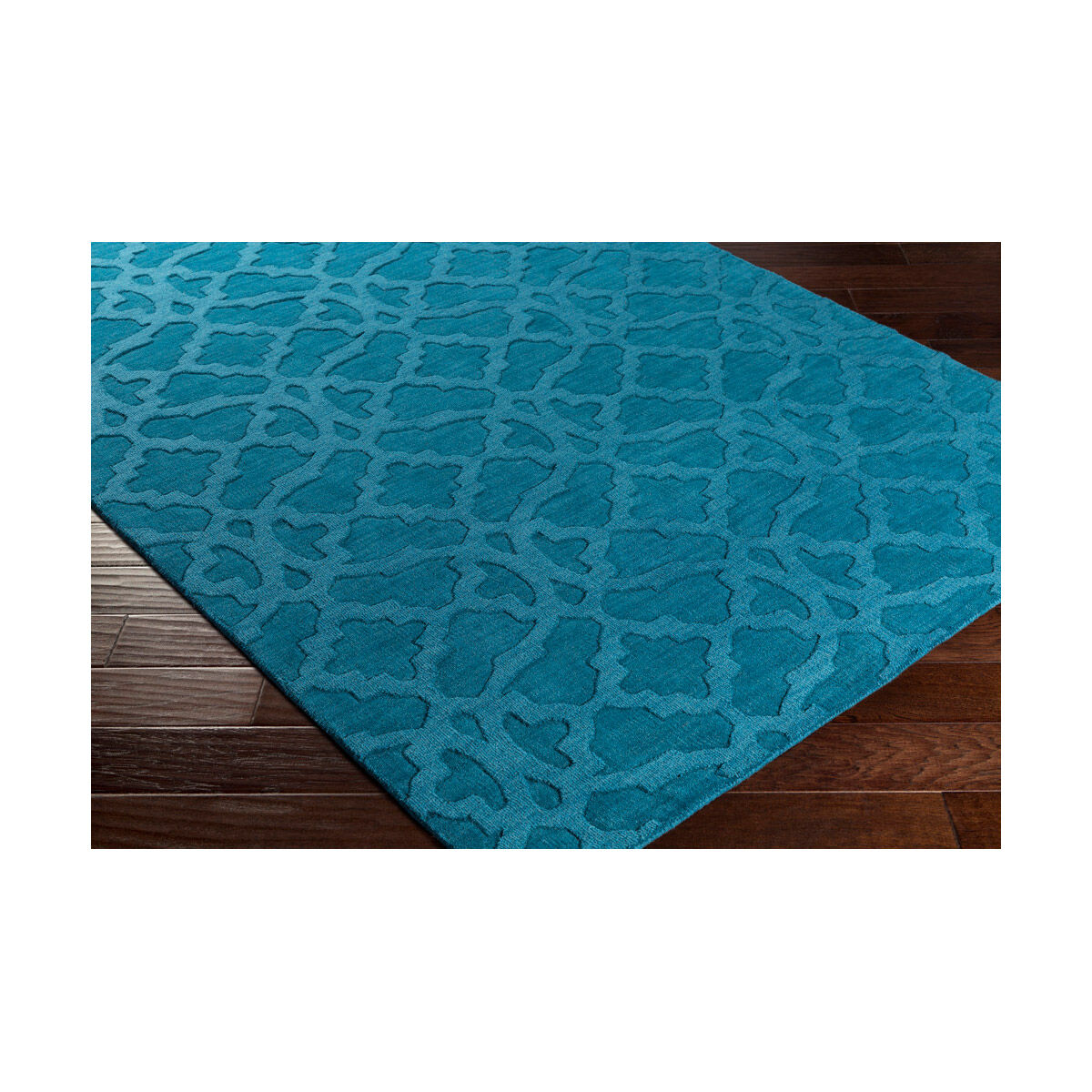 Metro 144 X 27 inch Teal Indoor Runner, Runner