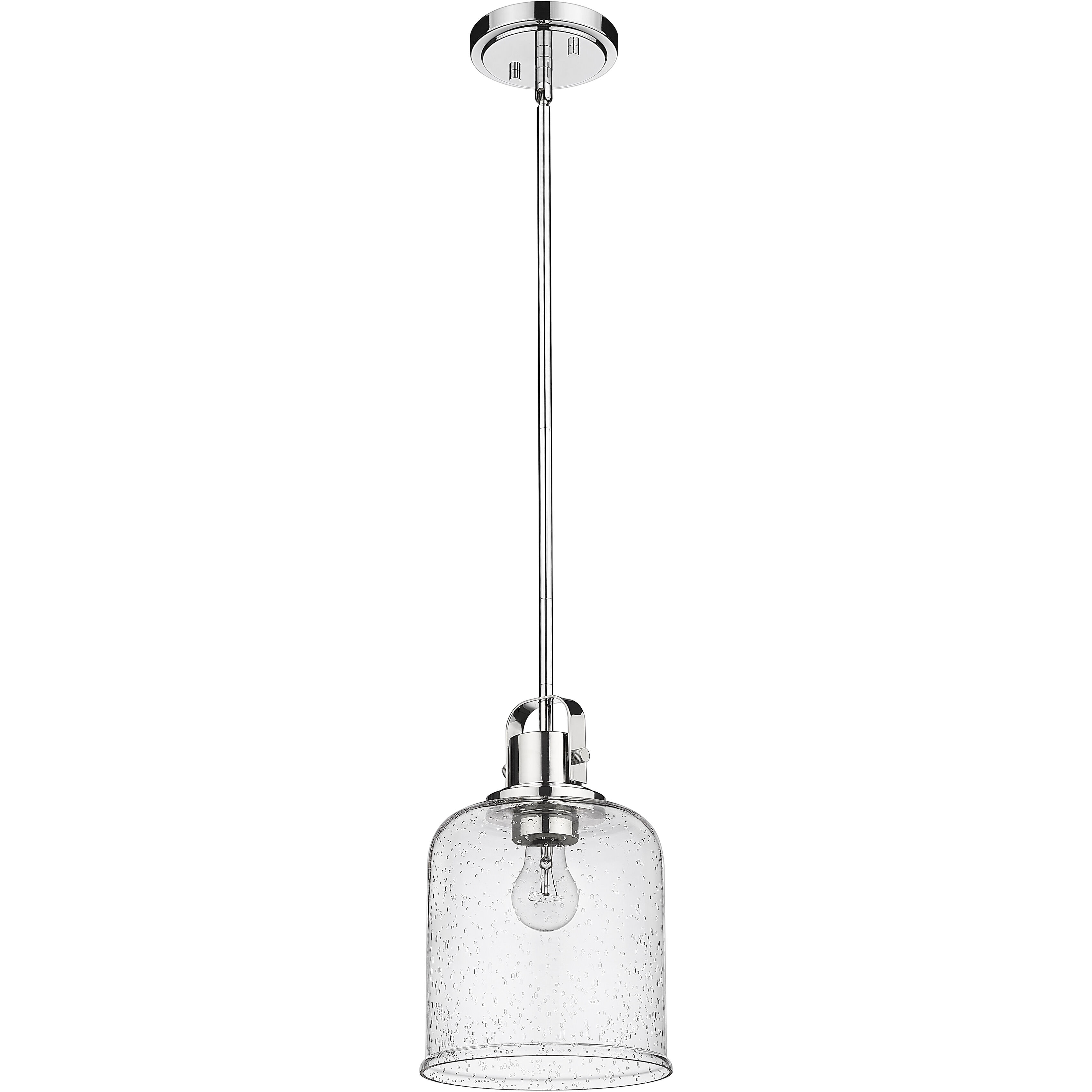 Kinsley 1 Light 8 inch Chrome Pendant Ceiling Light