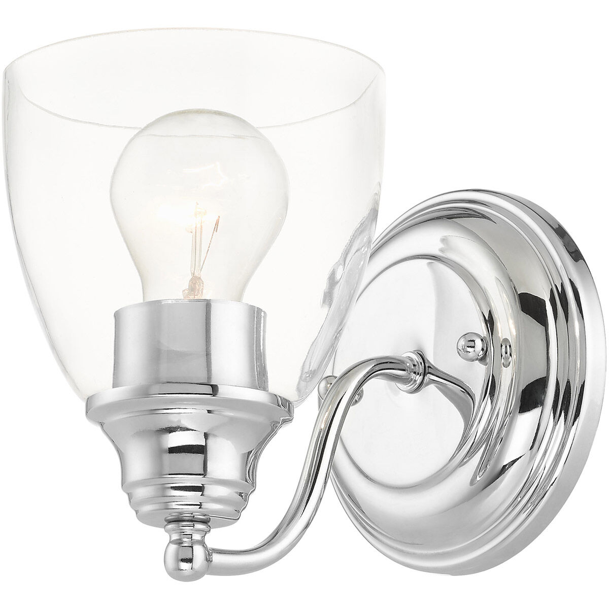 Montgomery 1 Light 5 inch Polished Chrome Vanity Sconce Wall Light